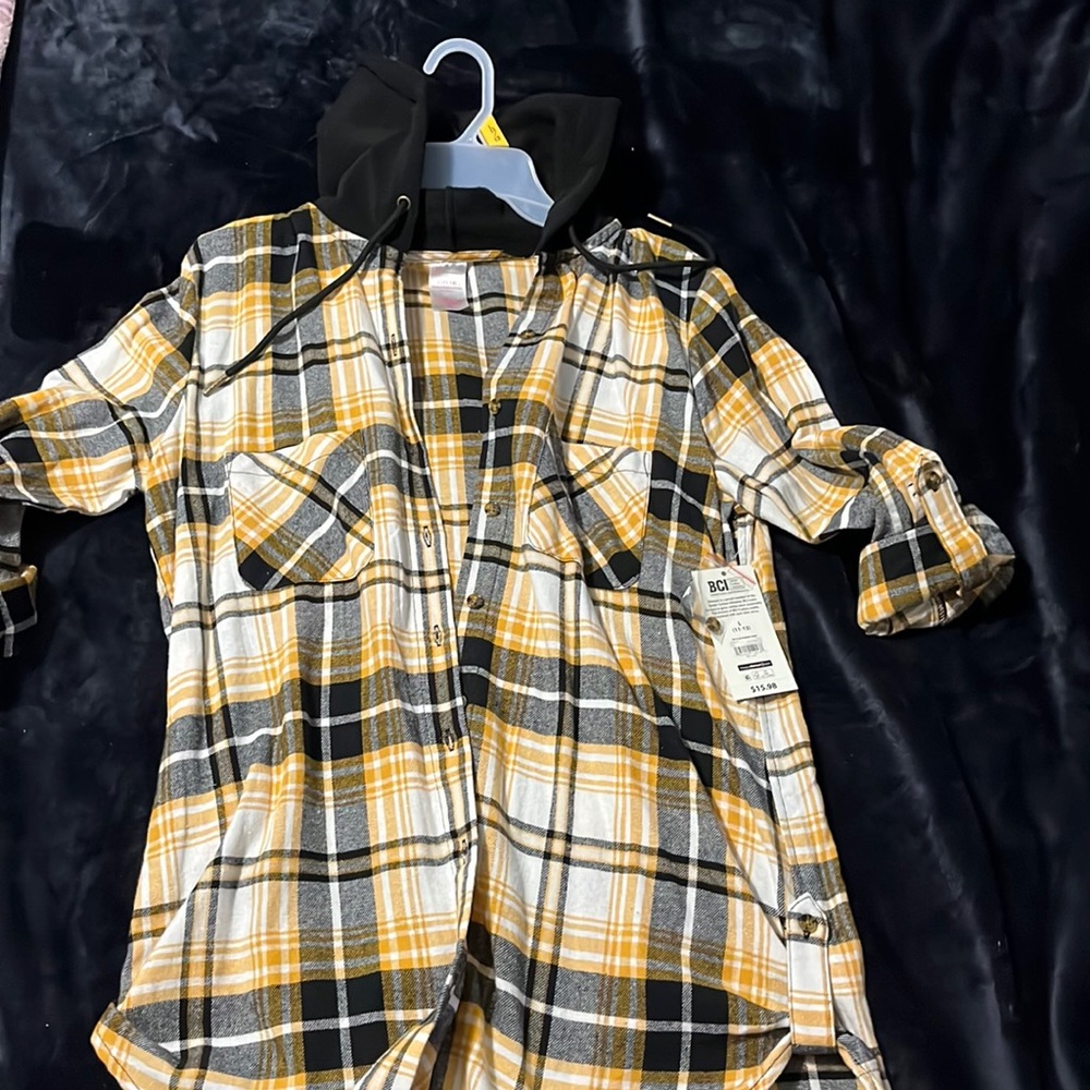 Hooded flannel